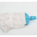 Industrial looped end and Wide Tail wet and dry use Cotton Floor Cleaning Mop